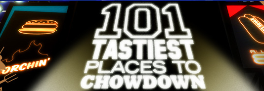 101 Tasties Places to Chowdown